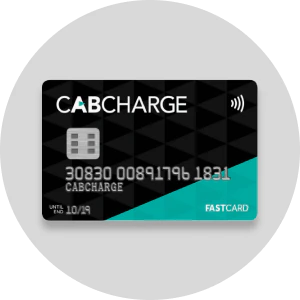 Physical Cabcharge Fastcard