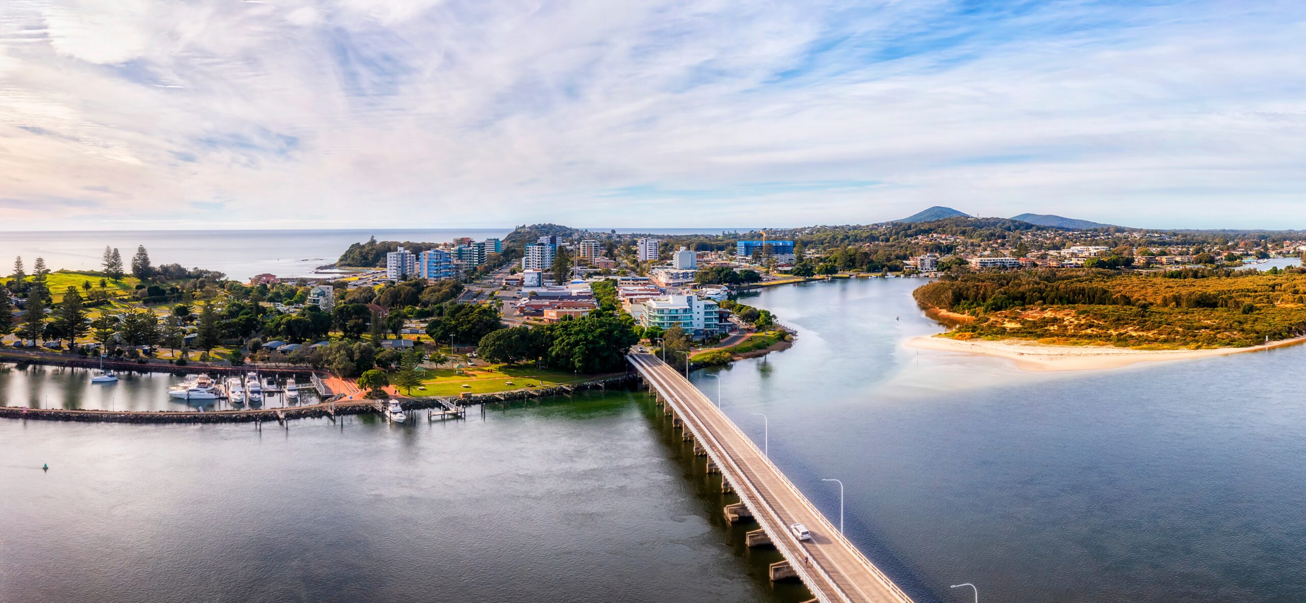 motorway bridge between Forster and Tuncurry