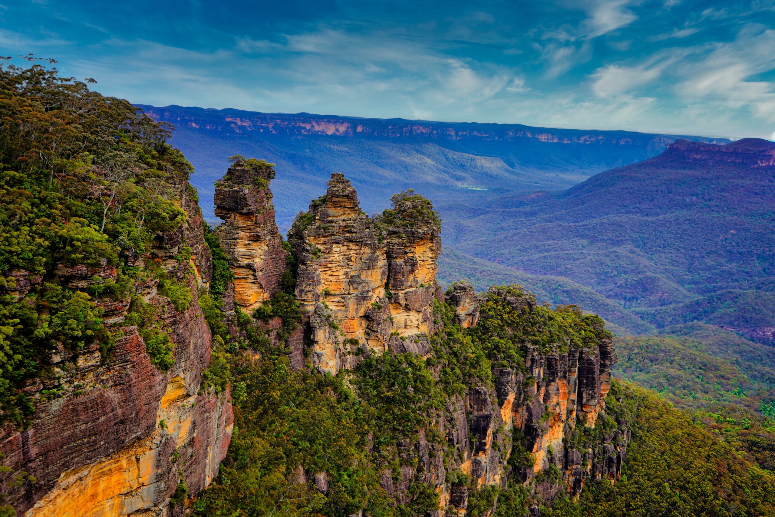 The Three Sisters Peaks, Blue Mountains, Australia